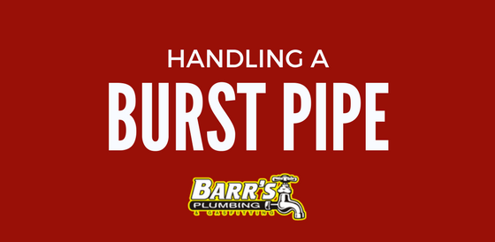 Handling a burst pipe